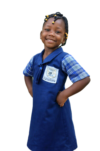 A primary pupil of De Ultimate Glory Academy